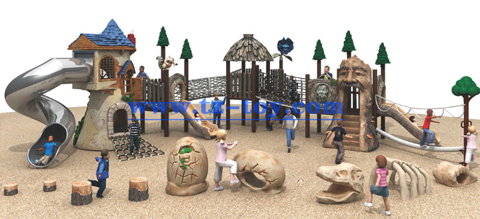 園區不銹鋼滑梯