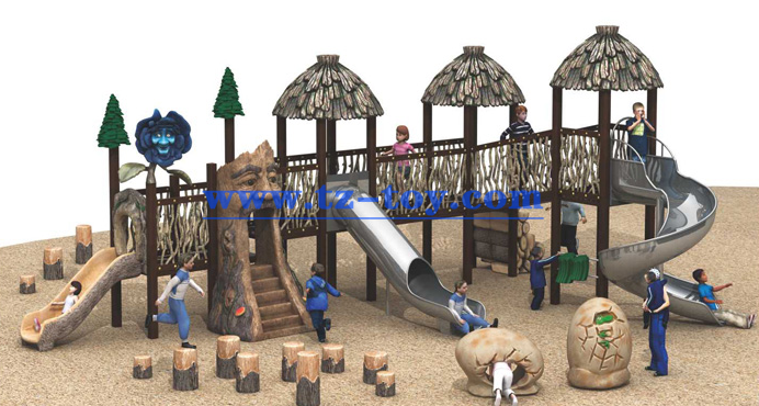 園區不銹鋼滑梯